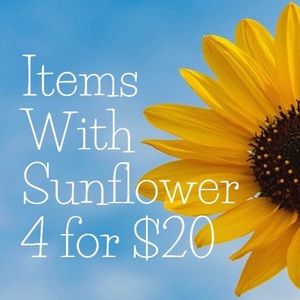 Bundle 4 for $20 with 🌻🌻🌻🌻🌻